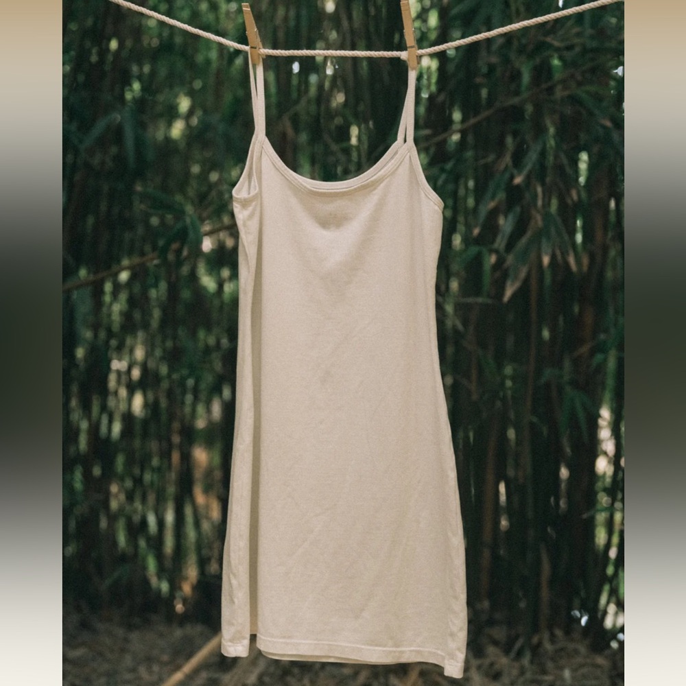 Purusha People The Lune Slip Dress in Gardenia - Picture 2 of 12